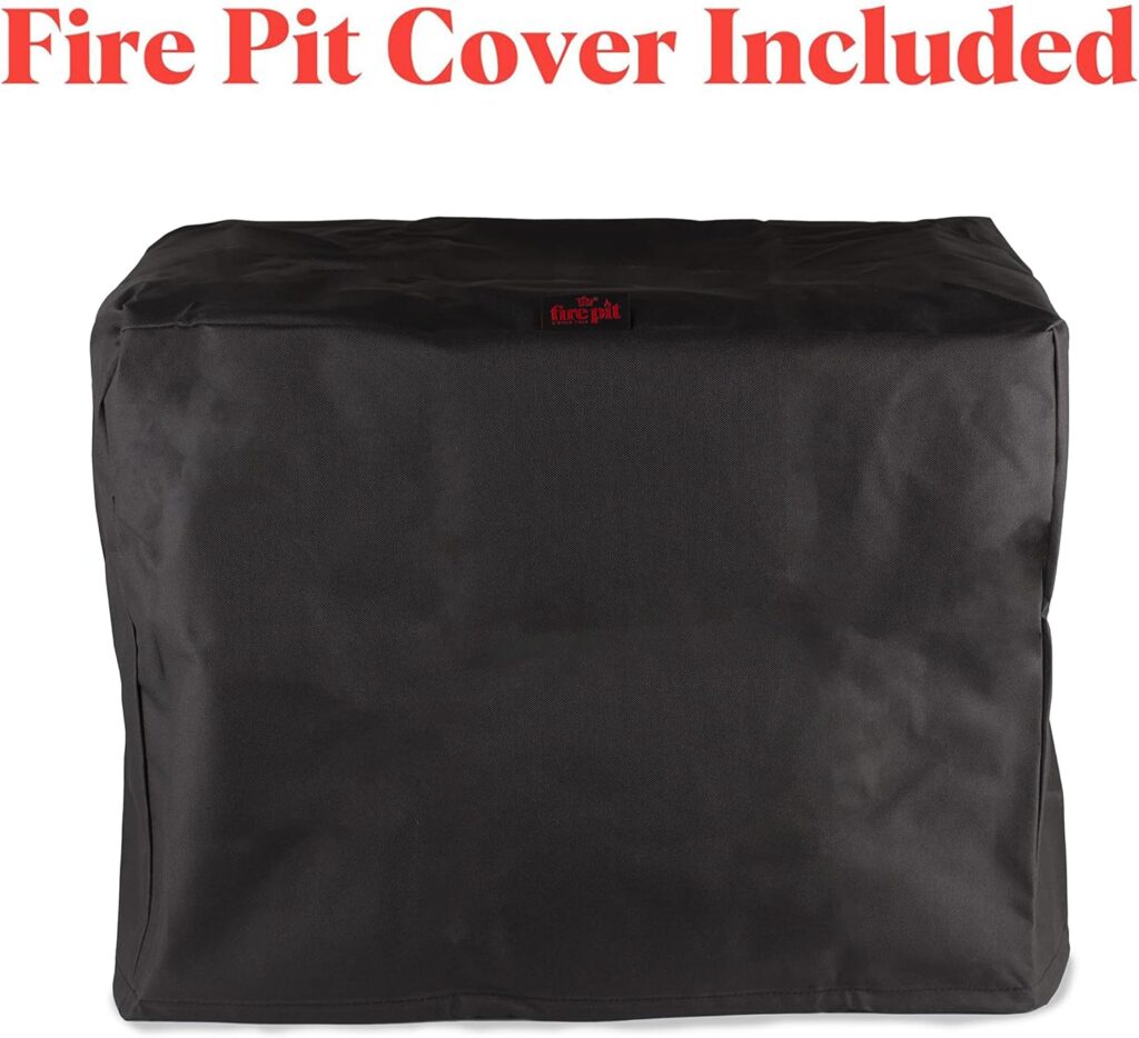 TIKI Brand Retreat Smokeless Fire Pit Rectangular Wood Burning Outdoor, Durable Stainless Steel, Great for Small Spaces, Camping, Tailgating, Pack, Modern, Removable Ash Pan, 14.5x21.5x16.7 Black