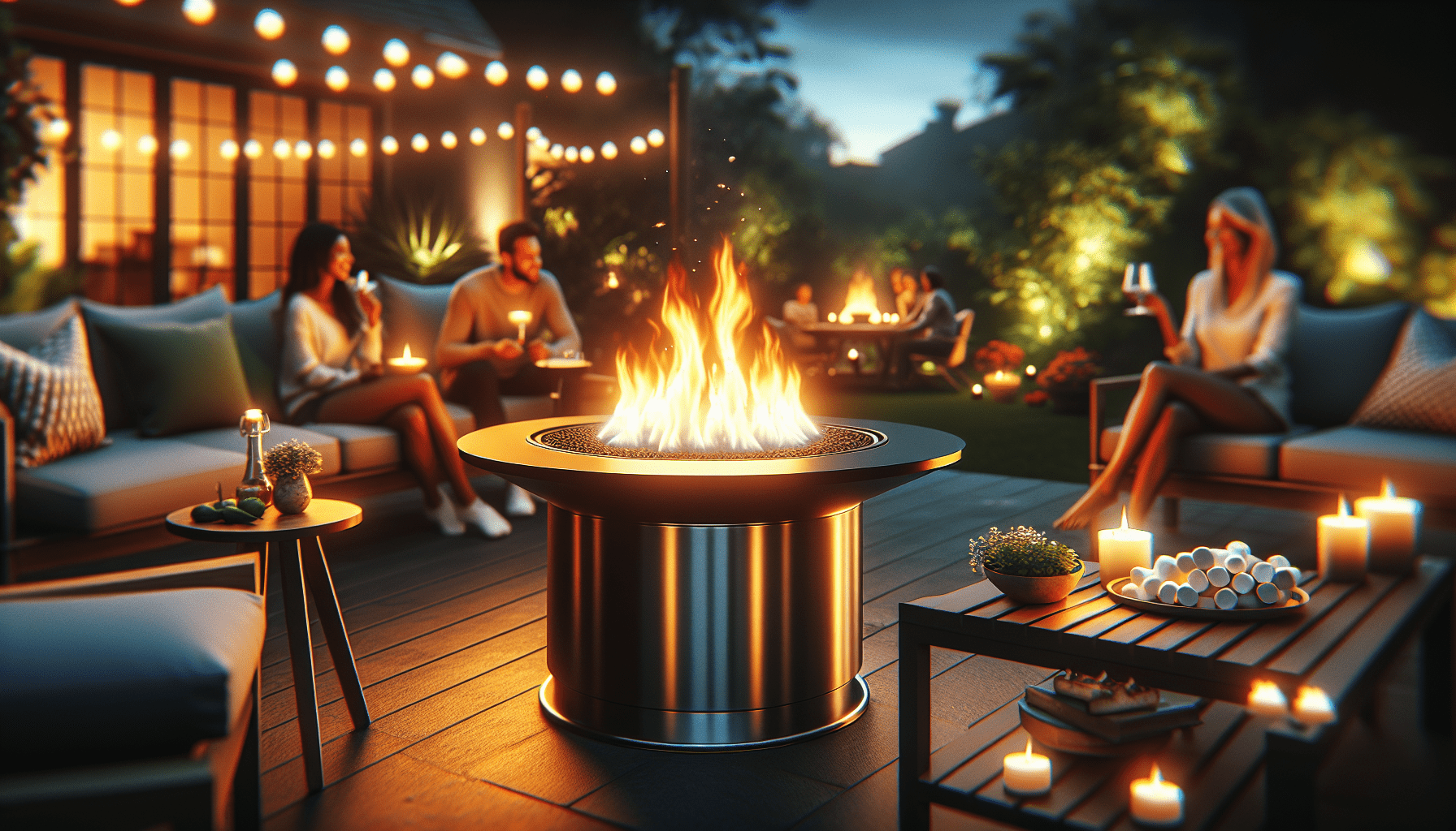 Heininger 5995 58,000 BTU Portable Propane Outdoor Fire Pit