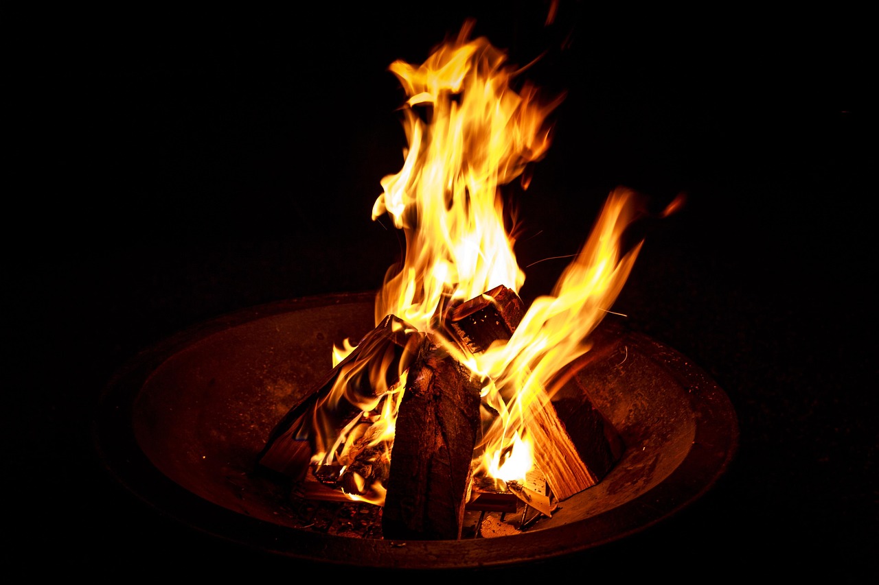 Pleasant Hearth OFW314S Stargazer Deep Bowl Fire Pit