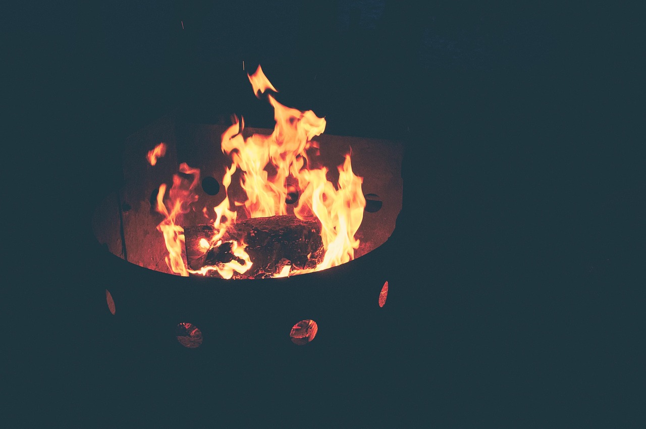 Pleasant Hearth OFW314S Stargazer Deep Bowl Fire Pit
