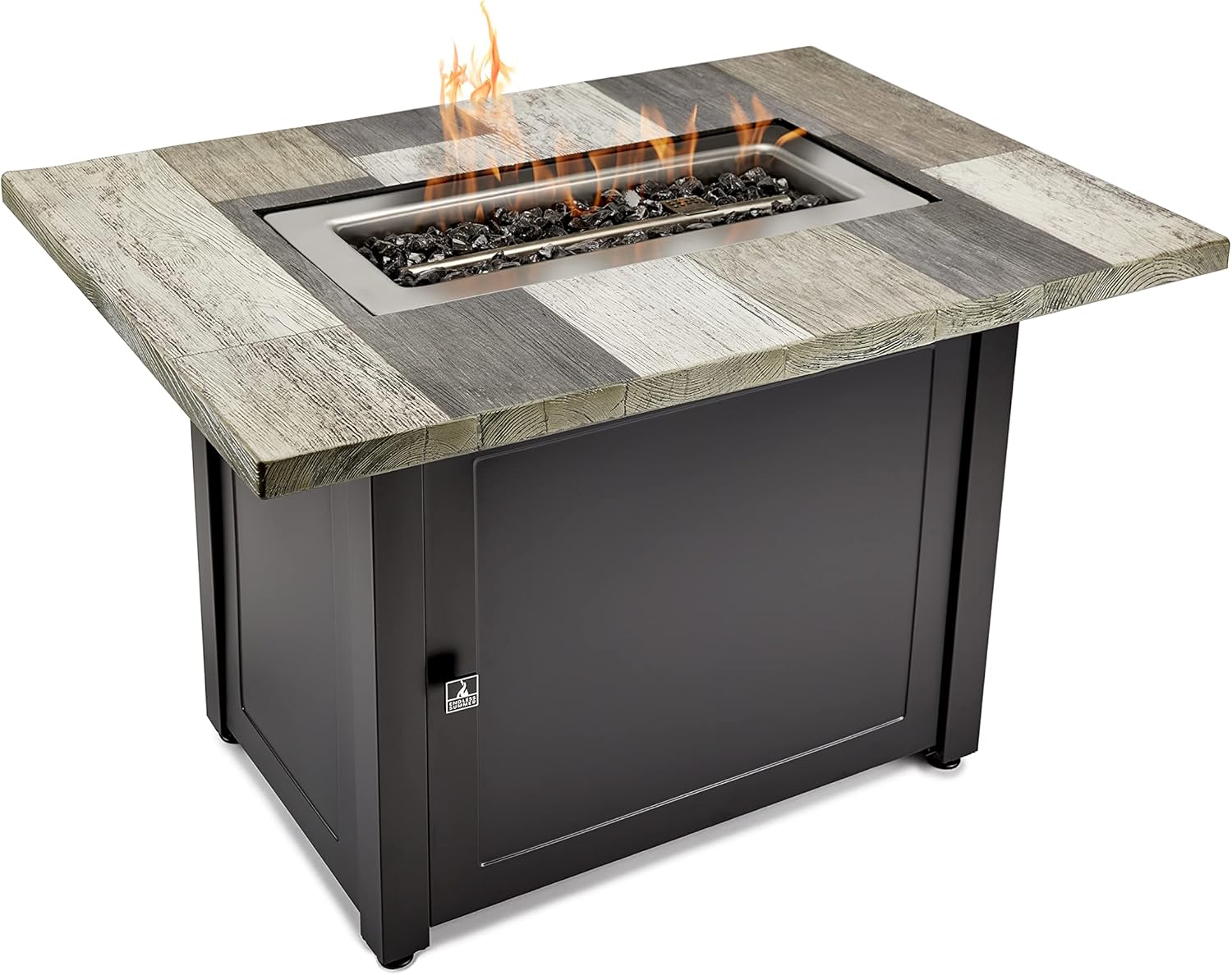Ashton Gray 40x28” Rectangular Gas Fire Table Ashton Gray 40x28” Rectangular Gas Fire Table