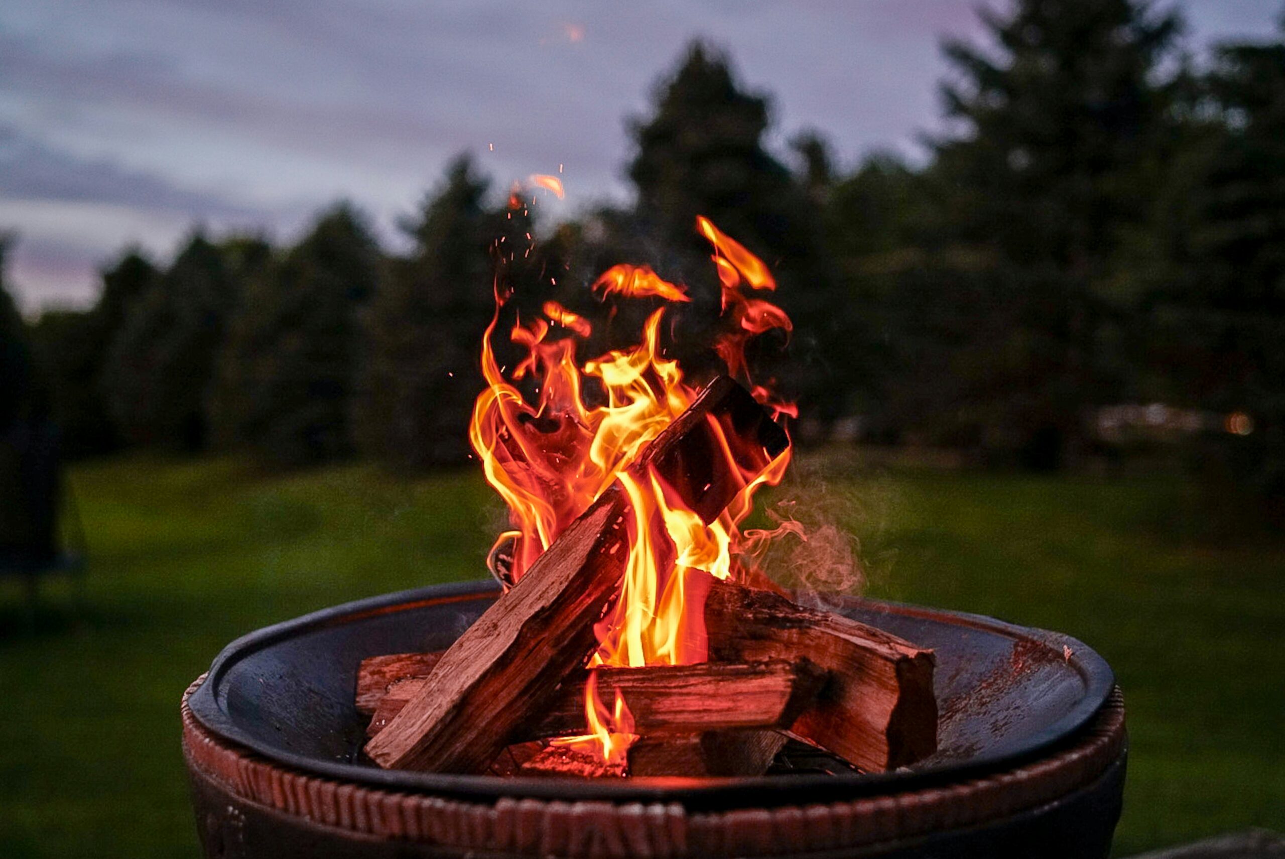 Simple Stone Fire Pit Build | Welcome to the Woods